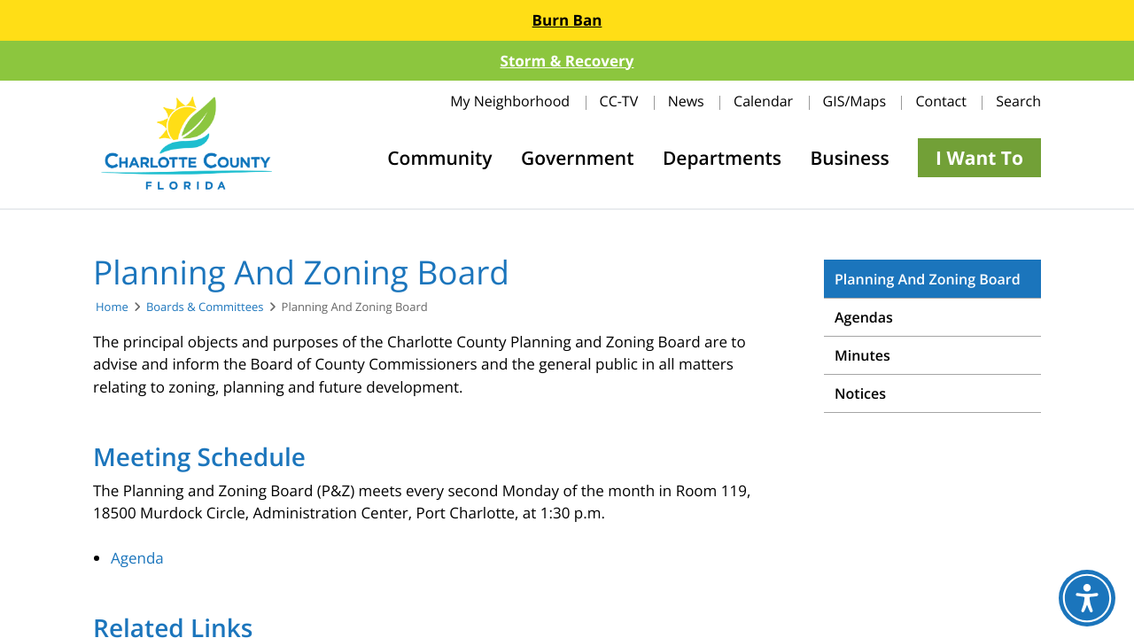 Planning And Zoning Board | Charlotte County, FL