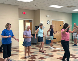 Playing Pickleball