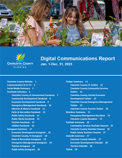Picture of the digital communication report's cover