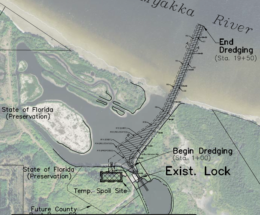 South Gulf Cove Waterway Map South Gulf Cove Access Channel Turn Basin Maintenance Dredge Charlotte