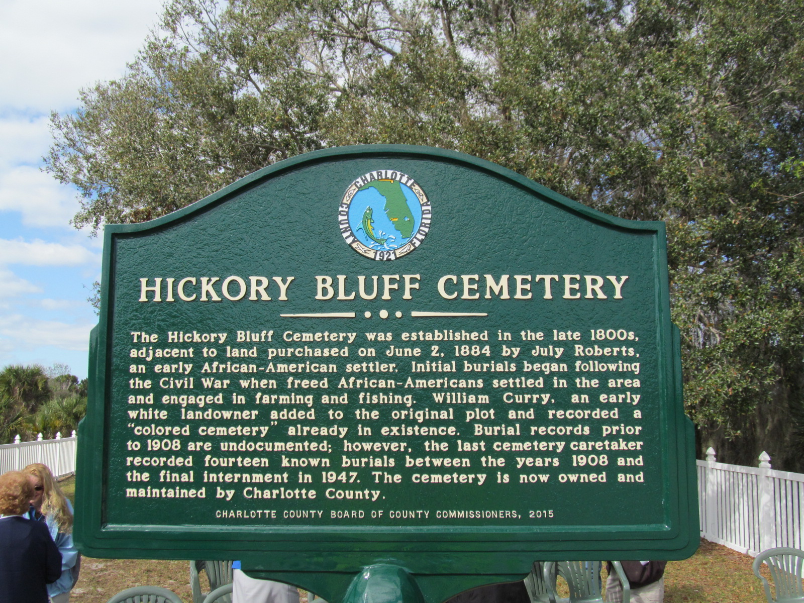 Hickory Bluff Cemetery marker photo
