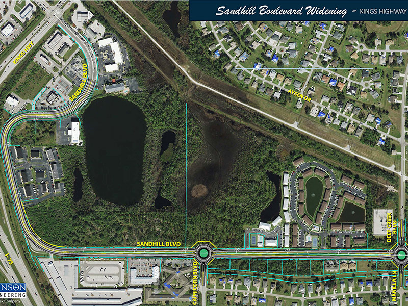 Sandhill Boulevard Widening News Image