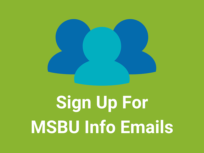 Sign Up for MSBU/TU Information News Image